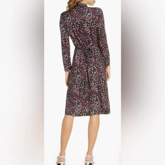 French Connection Frances Meadow Jersey Long Sleeve Dress - Picture 3 of 16